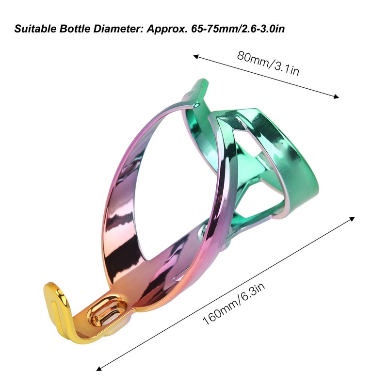Bicycle Bottle Cage Colourful Bicycle Water Bottle Holder Cycling Water