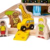 Bigjigs Rail Safari Train Set - 38 Play Pieces