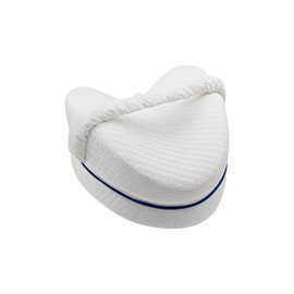 WSTELHH Ergonomic Knee Pillow for Sleeping On Side,Knee Pillow for Sleeping on Side, Ergonomic Tapered Design Supports Hips, Legs and Spine to Help Back Ache, Sciatica and Restless Legs.（white）