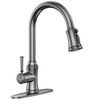 Kitchen Faucet with Pull Down Sprayer, Single Handle High Arc