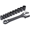 Crescent X6 Pass-Thru Adjustable Wrench Set 11 Piece