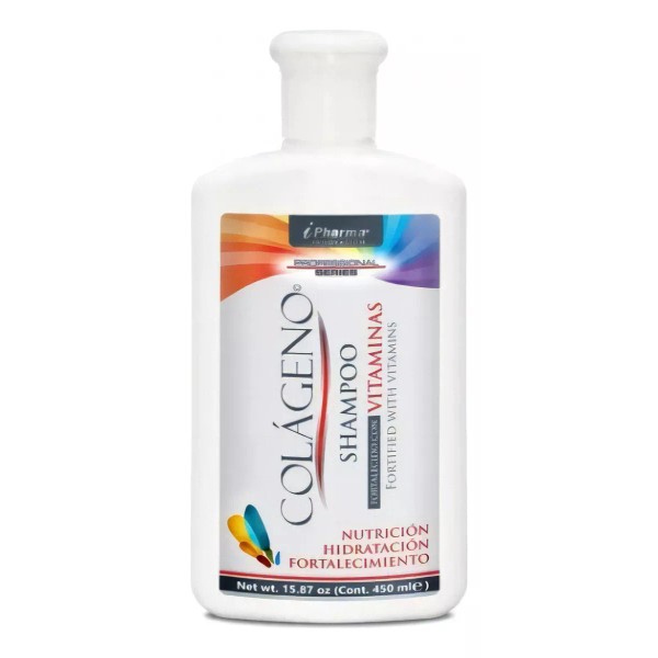 Ipharma Colageno Shampoo Fortalecido Con Vitaminas 450 Ml