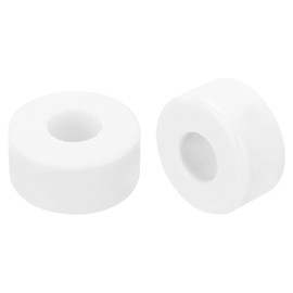 MECCANIXITY 15 Pcs Ceramic Washers, 6.5 x 16 x 8mm Round Flat Washers Heat Resistant Insulated Protection Spacer for Cable Bundle, Wire Protection