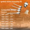 Ignition Switch Assembly Kit, includes 4 Door Lock Cylinder &