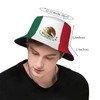 Cute Mexico Flag Bucket Hat Wide Brim Protection Sun Hat