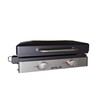 XMJR Tabletop Griddle 23 inch,Portable Propane Grill With Cover for
