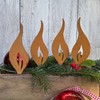 Storm's Gartenzaubereien Grate Flames 23 cm Set of 4 for