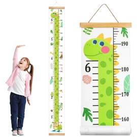 CATOR Kinder Messlatte, Größenmesser für Kinder, Massband Kinder, Baby-Wachstumstabelle, Wandbehang-Wachstumstabelle, Dekoration Kinderzimmer, Messlineal für Babys, Mädchen, Jungen