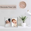 ORIVAN 4x6 Double Picture Frames Hinged Folding Photo Frames Vertical