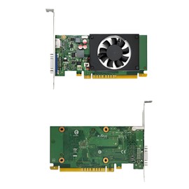 GT730 2G DDR3 64 Bit Graphics Card, Low Profile Graphics Card with 902MHz Core Frequency, Low Power, PC Video Card, with DVI I, VGA Interface, Bandwidth Multiple Output