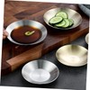 iplusmile Flavor Plate Stainless Steel Sauce Dish Elegant Practical for