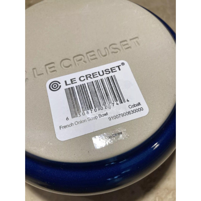 Le Creuset "Cobalt" LE CREUSET 5" Stoneware French Onion Soup