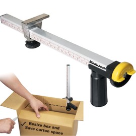 MDJ by Excell Box Resizer with Safety Blade Cover & Scoring Wheel, Reduce Carton Size, Customize Shipping Box - Box scorer Tool Cardboard Box reducer for E-commerce Business, Warehouse Packaging