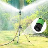 Sprinkler Tripod 360 Degree Rotating Automatic Irrigation Head Liftable Spraying