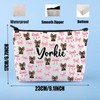 JYTAPP Yorkie Coquette Makeup Bag Yorkie Lover Gift Coquette Yorkie