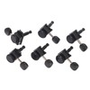 6PCS Set Locking Tuning Key Peg Black Color Zinc Alloy