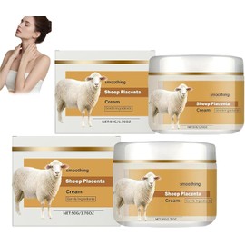 Sheep Placenta Cream，Extract Activity Collagen，Face Instant Repairing Creams，Deep Hydration，Reduce Wrinkles and Fine Lines，Improve Skin Elasticity (2pcs)