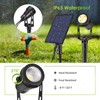 B-right Solar Spot Lights Outdoor, 8 Modes IP65 Waterproof Solar