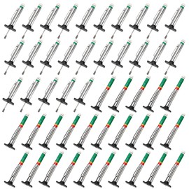 Yarlung 50 Pack Tire Tread Depth Gauge, Color Coded 32nds Accurate Measurement Tools, Tire Depth Gauge with Pocket Clip in 1/32 Inch Increments for Car, Semi Truck Tire Tread Check