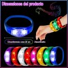 24pcs Pulseras Audioritmicas Concierto Para Fiesta Batucada