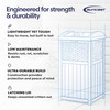 Suncast 33 Gallon Commercial Outdoor Trashcan Hideaway with Lid for