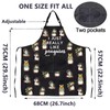 ENSIANTH Penguin Apron Penguins Cooking Apron With Pockets I Just