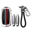 TECART Zinc Alloy Key Fob Cover with Keychain Fit for