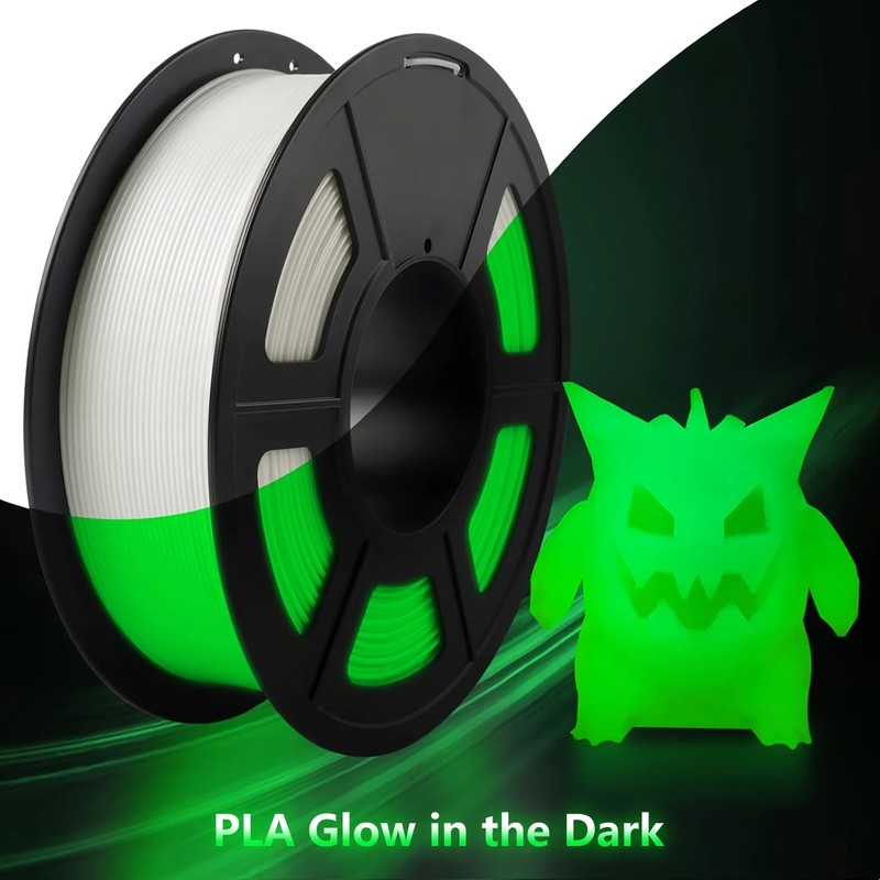 Glow in the Dark PLA Filament for FDM 3D Printing