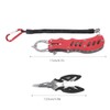 Fishing Plier Multipurpose Portable Fishing Pliers Fish Grips with Lanyard