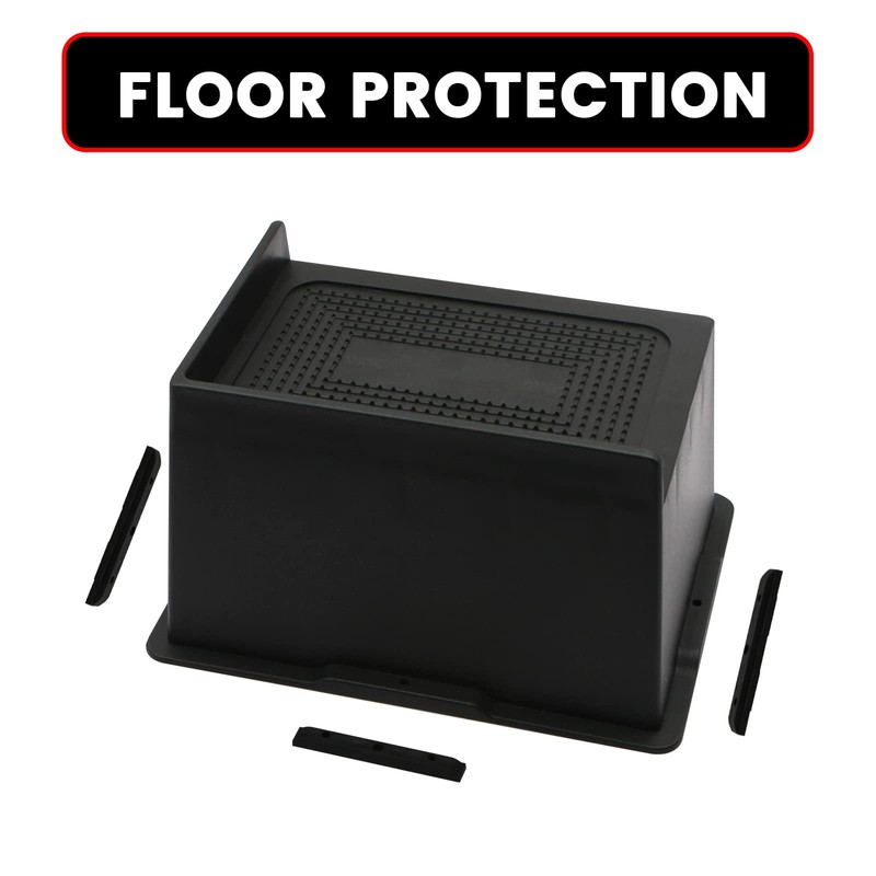 MYMULIKE Bed Risers 4 Inch Heavy Duty, Oversized Furnitures Risers