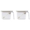 Marna K736W Seasoning Pot, White, Set of 2