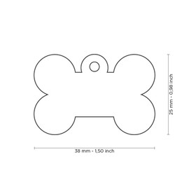 MyFamily tag Big Bone Golden Brass plate dogs free engraving custom cats