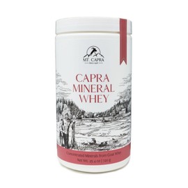 Mt. Capra Mineral Whey | A Whole Food, Bio-Available Mineral/Electrolyte Powder Supplement from Goat Milk Whey, Rich in Potassium, Alkalizing | 28 Servings - 25.4 oz