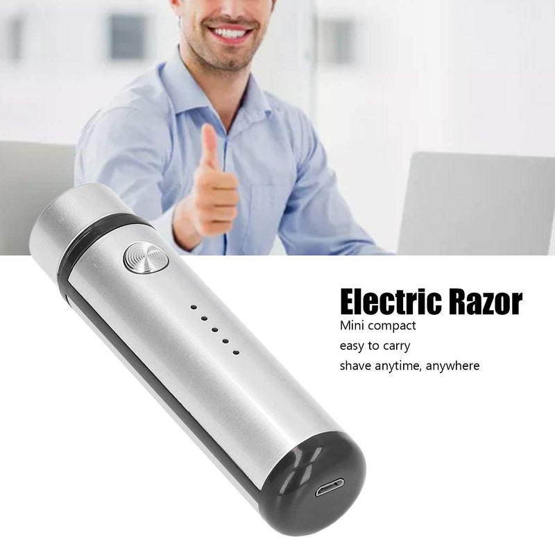 013 Electric Mini Shaver Portable Low Noise Power Display USB