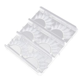 Outanaya 3pairs Lashes Soft Reusable False Eyelashes Women Cosplay Makeup Lashes