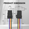 5-PIN Relay 40/30AMP 12V DC Automotive Wires Waterproof with Harness