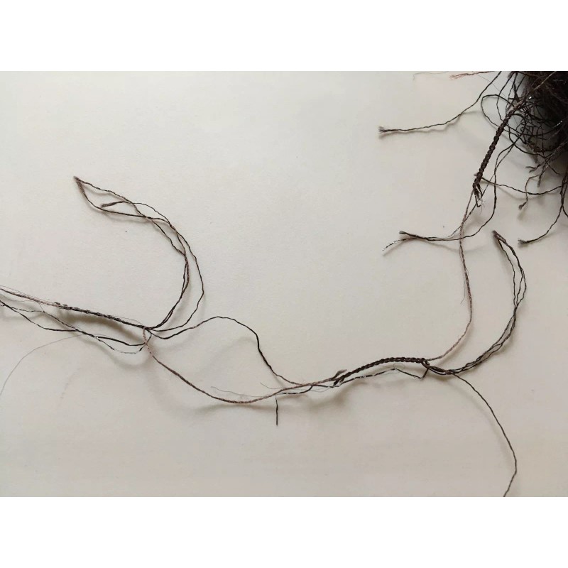 Dark Horse Yarns Metal Wink #313 Mink Brown Metallic Eyelash