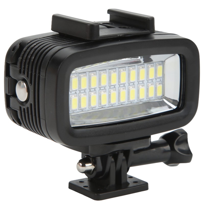 40m Underwater Video Fill Night Light IPX8 Waterprooof Dive Light