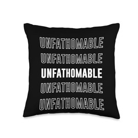 Unfathomable Throw Pillow