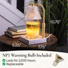 Candle Warmers Etc. Gold Luna Lamp – for Top-Down Warming