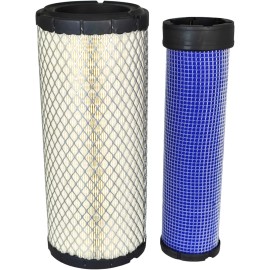 Unbranded Primary Secondary Air Filter Kit 87682994 87682991 Fit for New Holland Tractor