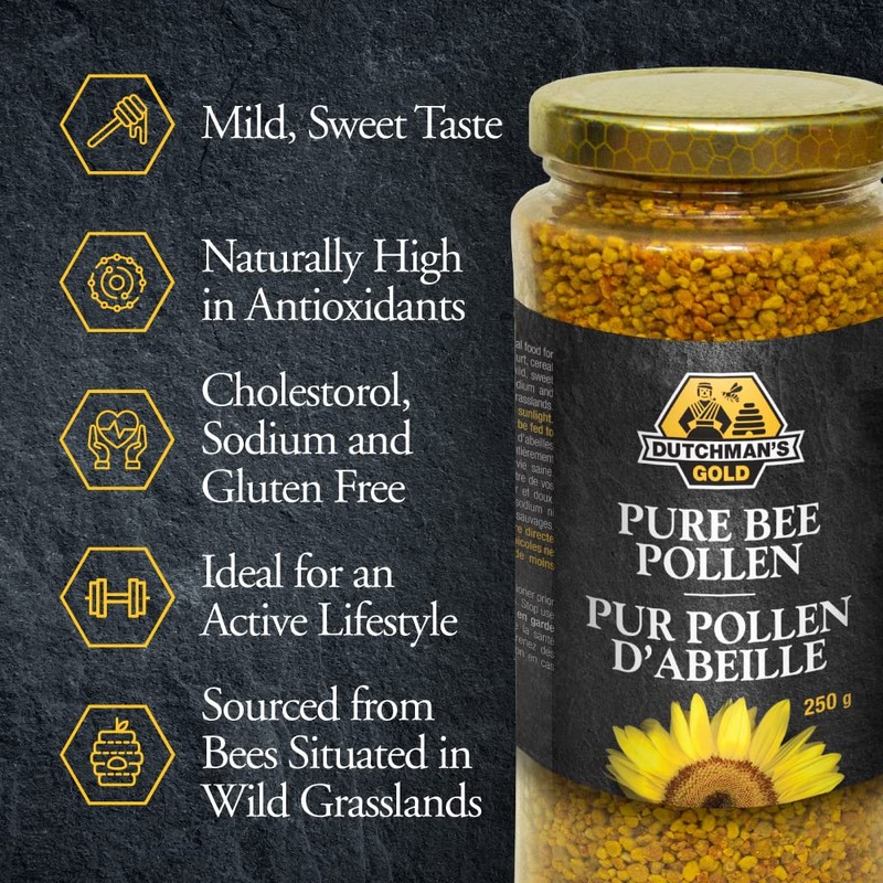 Dutchman's Gold Premium Canadian Bee Pollen - 500 grams -