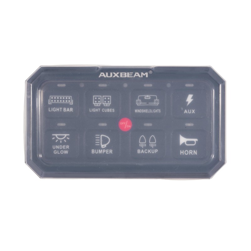 Auxbeam Switch Panel Waterproof Cover Transparent silicone Protective Case for