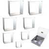 ZADE Square Cookie Cutter Set, 7pcs Different Size Square Biscuit