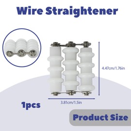 Professional Wire Straightener Tool for Jewelry Making - Nylon Wire Straightener for Precise Wrapping Projects Like Remove Bends, Kinks - Get Perfectly Straight Every DIY Time