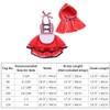 IBTOM CASTLE Little Red Riding Hood Costume, Toddler Girls Baby