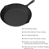 Frying Pans - Set of 3 Pre-Seasoned Cast Iron Skillets