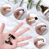 VAPKER Black Push Pins Set 200Pcs,Binder Clips,Hook Pushpin,Gear Marking Thumtacks,Heart