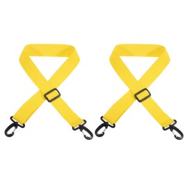 PATIKIL Ski Boot Carrier Strap, 2 Pack Snowboard Boots Carrying Strap Adjustable Shoulder Sling for Ski Boots, Yellow