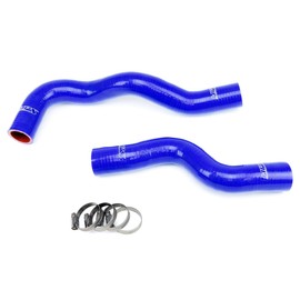 HPS 57-1055-BLUE Blue Silicone Radiator Coolant Hose Kit
